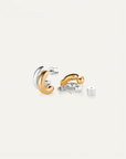 JENNY BIRD TWO-TONE MINI FLORENCE EARRINGS