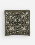 MAISON LECOMTE FLAMENT WOOL & SILK BANDANA SCARF