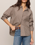 Z SUPPLY ON DUTY GINGHAM BUTTON UP TOP