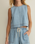 Z SUPPLY SUN SEEKER DENIM TANK