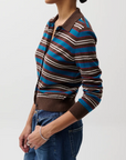 PISTOLA LYVIA LONG SLEEVE MERINO POLO CARDIGAN