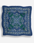 MAISON LECOMTE FLAMENT WOOL & SILK BANDANA SCARF