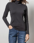 LILLA P LONG SLEEVE TURTLENECK TEE