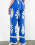 THML WIDE LEG PRINT PANT