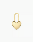 GORJANA HEART PADLOCK CHARM GOLD