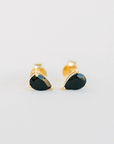 ELLI PARR DECO MINI STUDS-BLACK ONYX