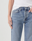 AGOLDE PARKER EASY STRAIGHT JEAN FACADE