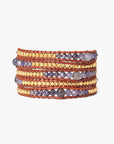 CHAN LUU IOLITE WRAP BRACELET