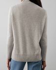 WHITE & WARREN CASHMERE EASY STANDNECK
