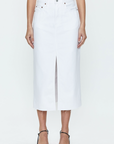 PISTOLA ALICE DENIM MIDI SKIRT