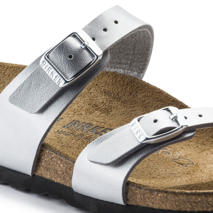 BIRKENSTOCK MAYARI SILVER BIRKO-FLOR