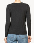 LILLA P BACK SEAM LONG SLEEVE CREW NECK