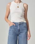 CITIZENS OF HUMANITY ISABEL RIB TANK