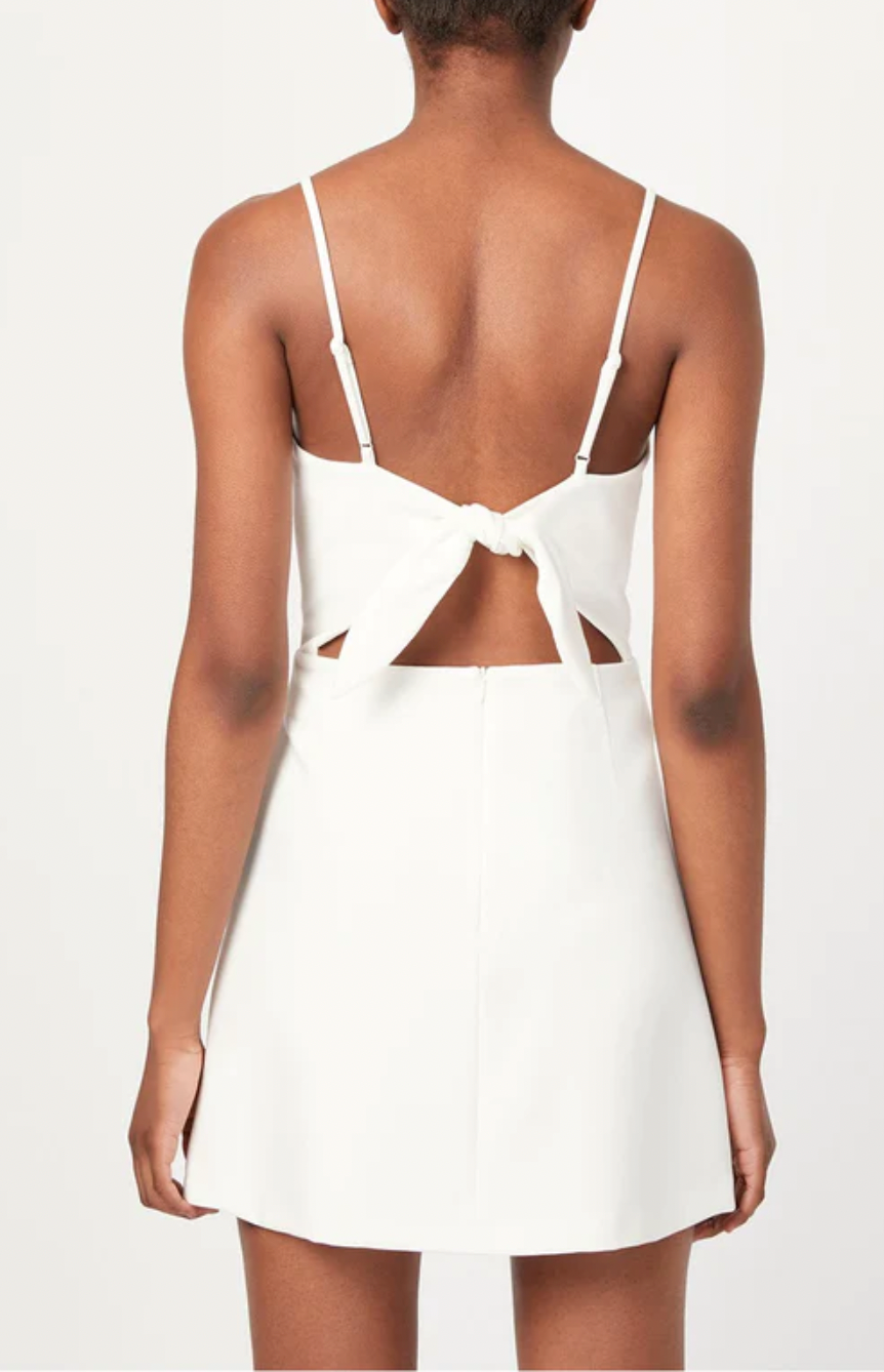 French connection whisper sweetheart dress top