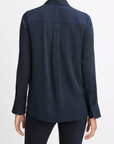 VINCE SLIM FITTED BLOUSE