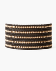 CHAN LUU NATURAL BLACK GOLD WRAP BRACELET