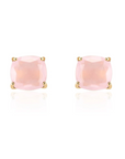 ELLI PARR EMMY STUDS-PINK CHALCEDONY