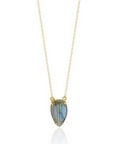 ELLI PARR BLAKE TEARDROP NECKLACE-LABRADORITE