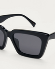 Z SUPPLY FEEL GOOD SUNGLASSES - POLISHED BLACK/GREY