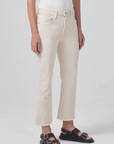 CITIZENS OF HUMANITY ISOLA ZIP CROPPED BOOT ALMONDETTE