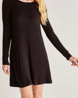 Z SUPPLY WILLA BRUSHED RIB SWING DRESS