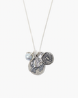 CHAN LUU SILVER PEGASUS COIN NECKLACE