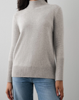 WHITE & WARREN CASHMERE EASY STANDNECK