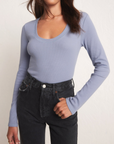 Z SUPPLY SIRENA RIB L/S TEE