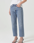 AGOLDE PARKER EASY STRAIGHT JEAN FACADE