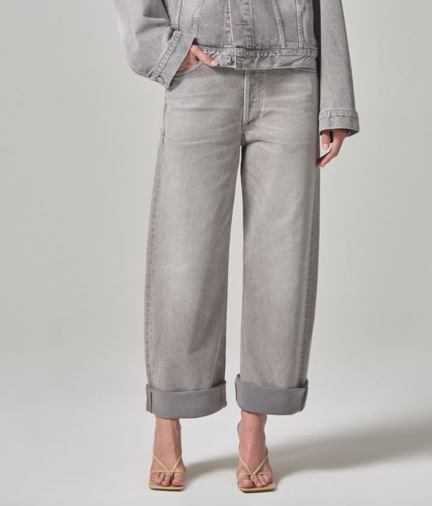 【新品】CITIZENS OF HUMANITY AYLA BAGGY 24 Citizens of Humanity Ayla Baggy in Skylights - Adorn