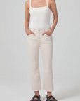 CITIZENS OF HUMANITY ISOLA ZIP CROPPED BOOT ALMONDETTE