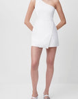 FRENCH CONNECTION WHISPER ONE SHOULDER ENVELOPE DRESS