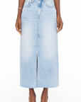 PISTOLA ALICE DENIM MIDI SKIRT