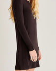 Z SUPPLY WILLA BRUSHED RIB SWING DRESS