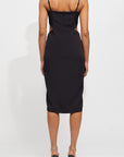 FRENCH CONNECTION ECHO CUT OUT STRAPLESS SLIP DRESS