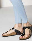 BIRKENSTOCK GIZEH LICORICE BIRKO-FLOR