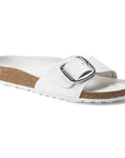 BIRKENSTOCK MADRID BIG BUCKLE WHITE LEATHER