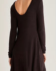 Z SUPPLY WILLA BRUSHED RIB SWING DRESS
