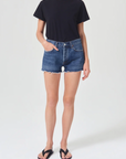 AGOLDE PARKER HIGH RISE CUTOFF SHORT