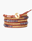 CHAN LUU IOLITE WRAP BRACELET