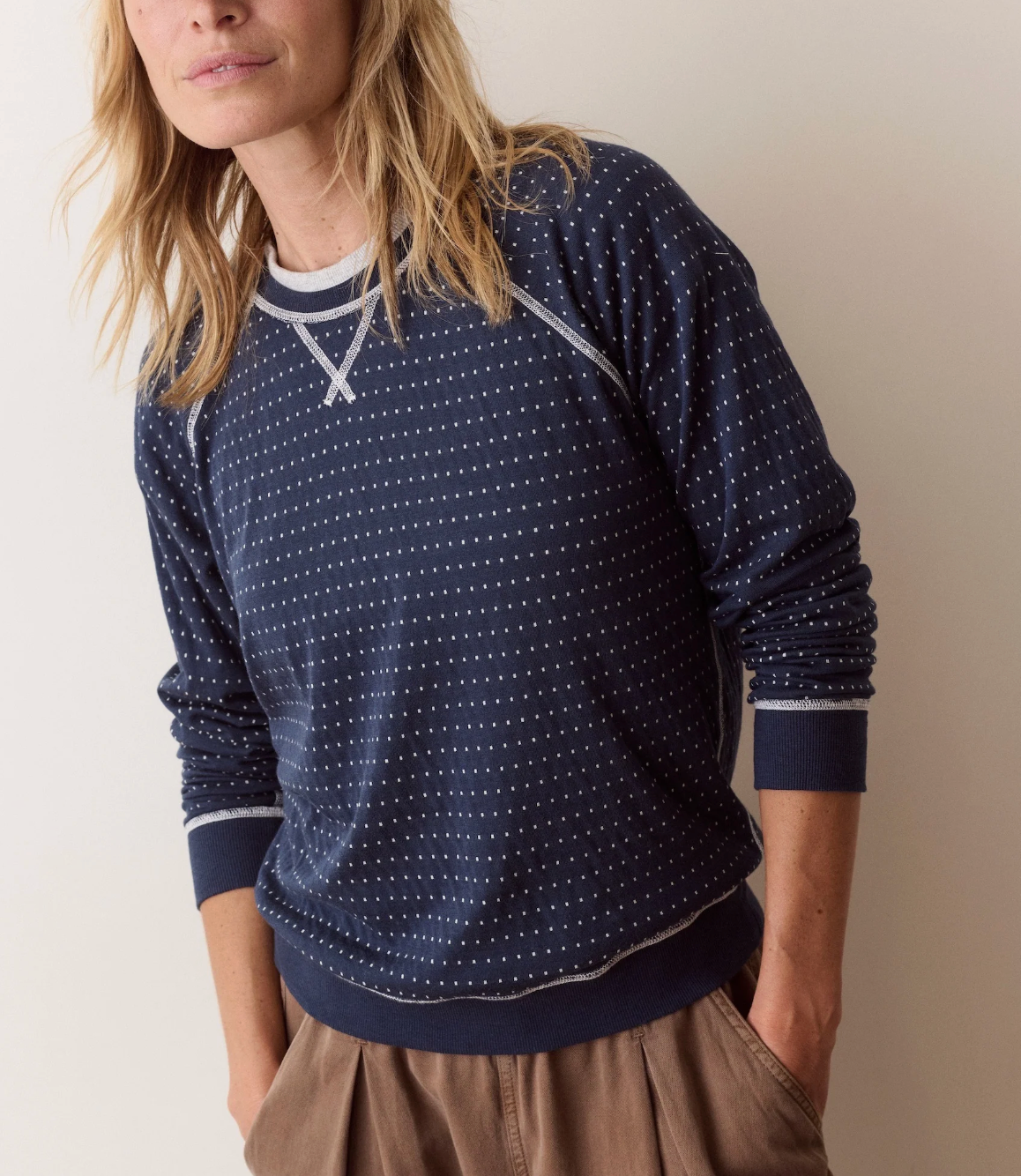 MARINE LAYER JUNO REVERSIBLE RAGLAN