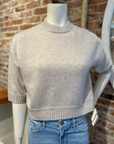 ALASHAN CASHMERE SIENNA ELBOW SLEEVE CREW