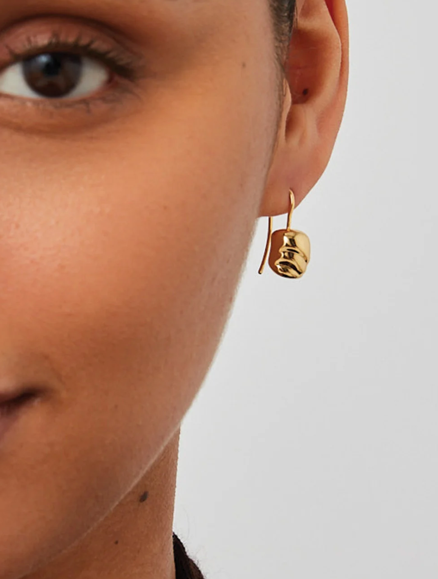 JENNY BIRD GOLD RUE DROP EARRINGS