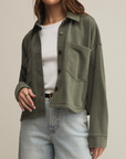 Z SUPPLY ALL DAY CROPPED KNIT JACKET