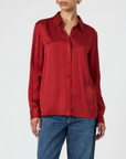 FRENCH CONNECTION ENNIS SATIN SHIRT