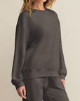 Z SUPPLY CLASSIC BOYFRIEND COTTON SWEATSHIRT