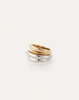 JENNY BIRD (SIZE 7) TWO-TONE LENNON RING SET