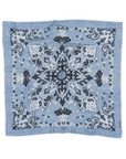 MAISON LECOMTE FLAMENT WOOL & CASHMERE BANDANA SCARF
