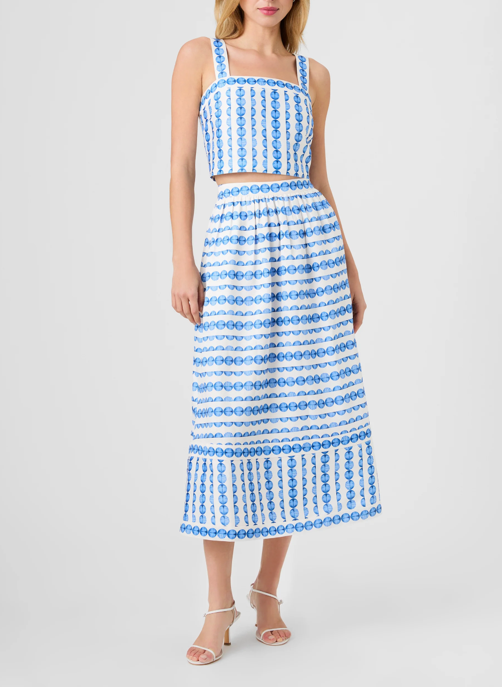 FRENCH CONNECTION STRUCTURED TAFFETA TOP