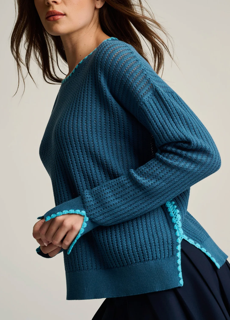 LISA TODD POWER STITCH SWEATER